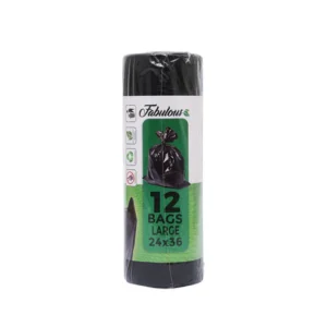Fabulous Garbage Bags Large 24×36 12 Sheets